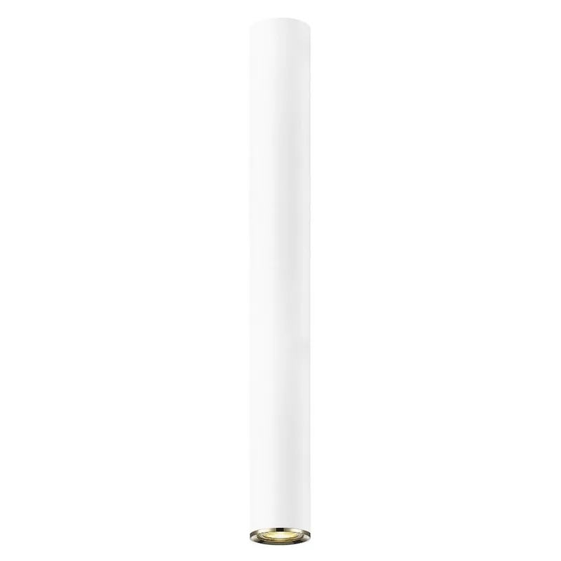 Wyprzedaż Sufitowa lampa tuba Loya C046101DA0SB Zumaline do salonu spot biały