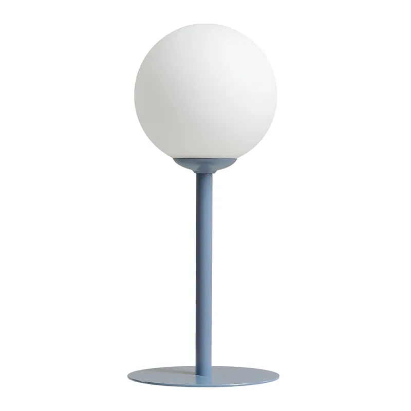 Stojąca lampa nocna Pinne 1080B16 sypialniana ball niebieska biała Bestseller