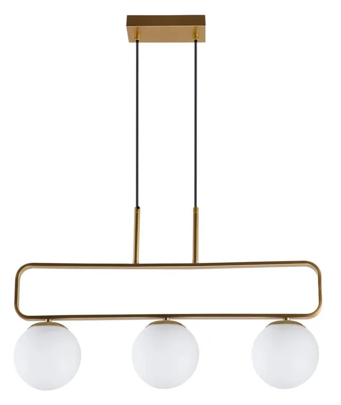 Wisząca lampa do jadalni Jove pierścień kule białe balls Ekspresowa dostawa