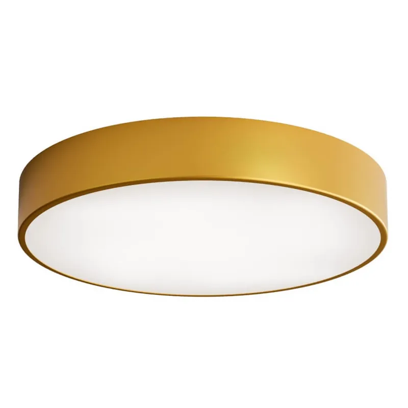 Natynkowa lampa złota 137623691910 metalowy plafon do holu Darmowy zwrot