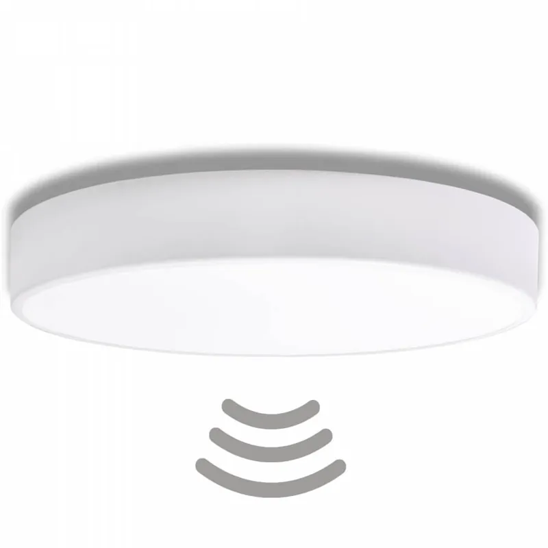 Biała lampa sufitowa 137623622020 okrągły plafon do pokoju z czujnikiem Wysoka jakość
