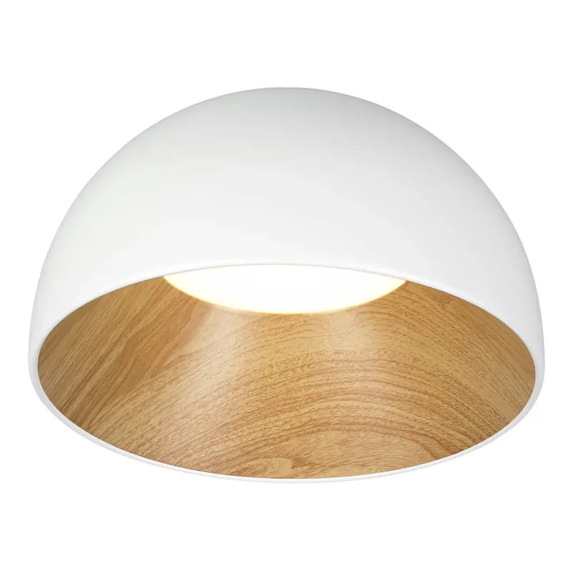 Tylko dziś Skandynawska lampa sufitowa Padella ST9493C/A white Step LED 18W 3000K biała drewno