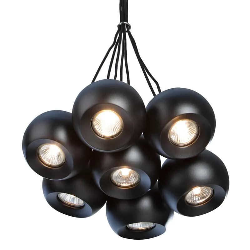 Lampa wisząca Gulia AZ0635 kule balls nad łóżko do sypialni czarna Szybka wysyłka