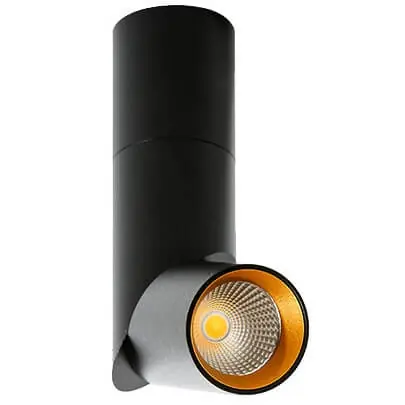 Sufitowa lampa kierunkowa Santos AZ2416 LED 12W 3000K czarna złota Bestseller