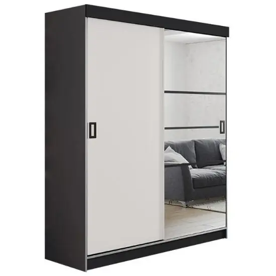 Oferta Szafa Retro 138 6L grafit / front biały