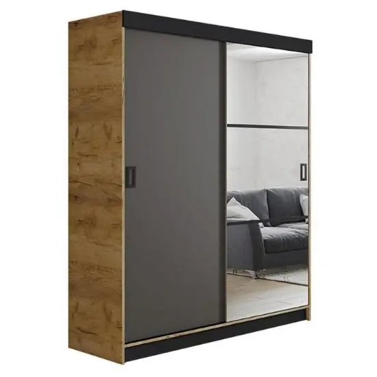 Popularny Szafa Retro 138 5L craft / front grafit