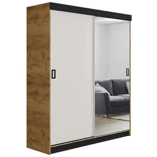 Najlepsza cena Szafa Retro 138 1L craft / front biały