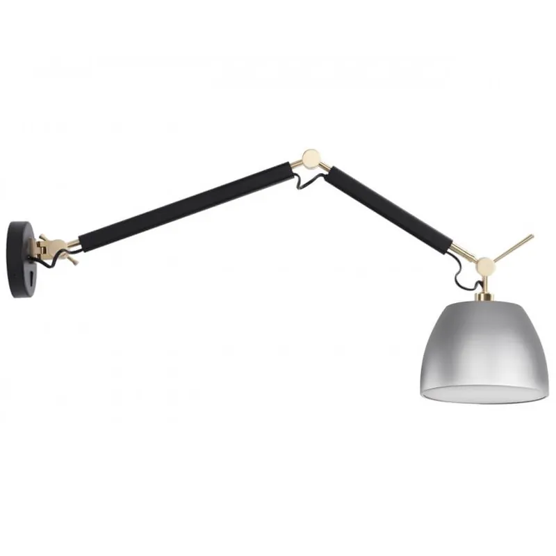 Ostatnia szansa Kierunkowa lampa ścienna Zyta AZ4190+AZ2593 kinkiet do holu czarny szary