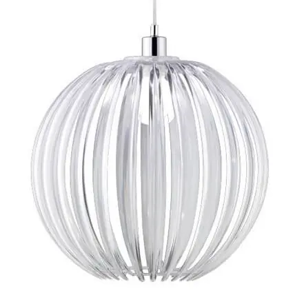 Przezroczysta lampa wisząca Zucca 304100100 zwis ball do jadalni Darmowa dostawa