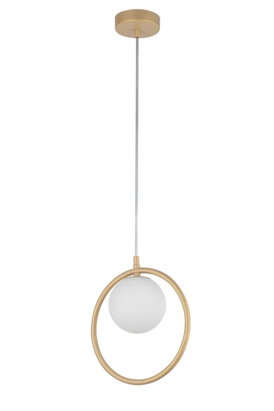 Wisząca lampa złota Ring do przedpokoju metalowy pierścień Dostępne od ręki