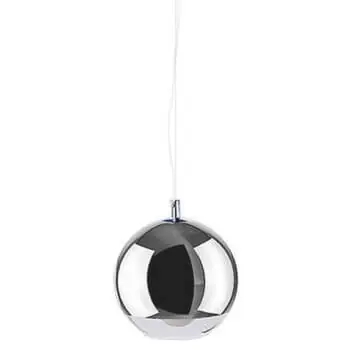 Nowy Nowoczesna lampa wisząca Silver Ball do salonu chrom
