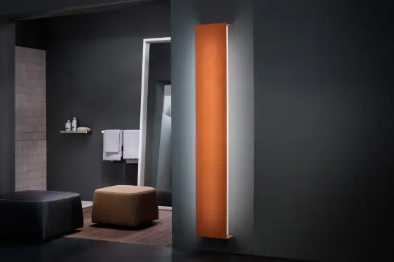 Rettangolo lampa ścienna (Klosz bawełniany, H: 160 cm x L: 25 cm) Nowy