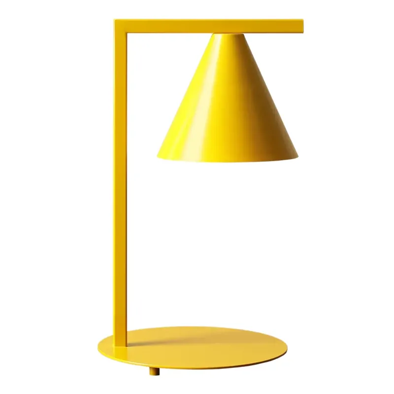 Stołowa lampa gabinetowa Form Table 1108B14 Aldex żółty stożek metalowy Dodaj do koszyka