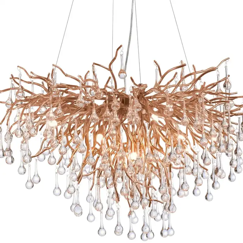 Wisząca lampa jadalniana Icicle 219211 gałązki nad stół mosiądz Oferta czasowa