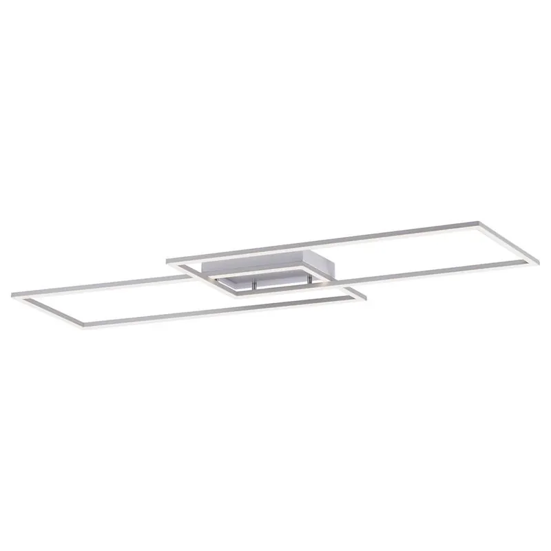 Oferta limitowana Metalowa lampa sufitowa Inigo LED 40W 3000K do salonu aluminium