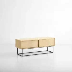Komoda Virka (H: 47 cm, Mydłowany dąb) Promocja