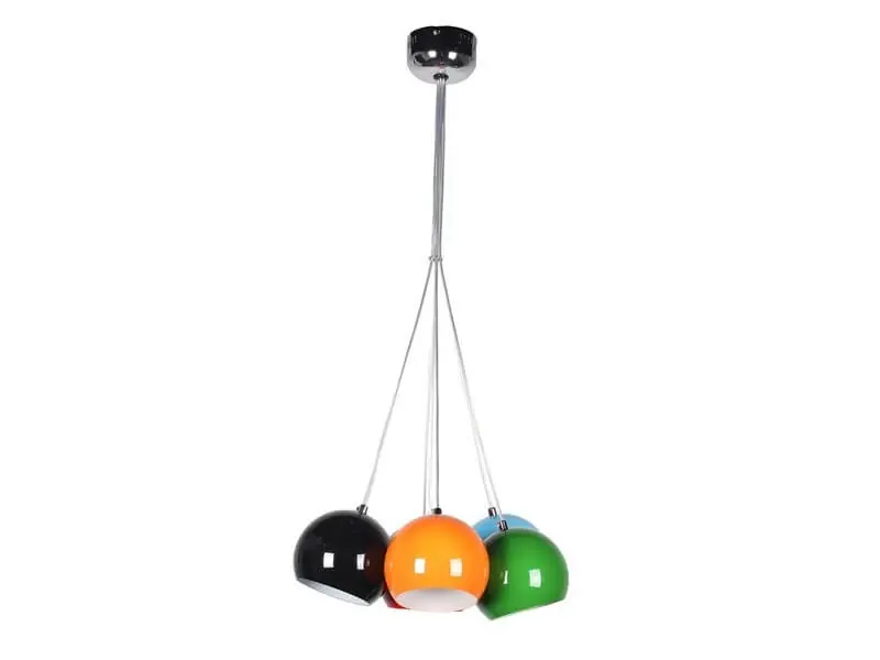 Dostępne od ręki Salonowa lampa wisząca Noa kule balls do salonu multikolor