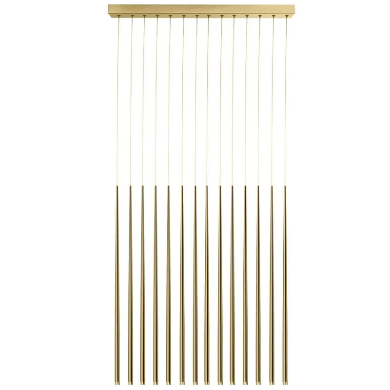 Szybka wysyłka Wisząca lampa Lousie LED 42W metalowa złota do sypialni