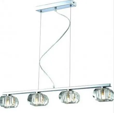 Oferta Wisząca lampa jadalniana Rubic na listwie nad stół chrom