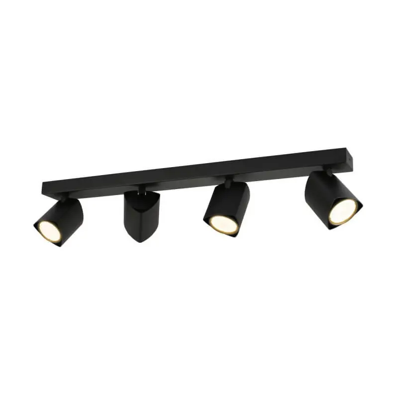 Cena promocyjna Sufitowa lampa regulowana Merusa kierunkowa do pokoju czarna