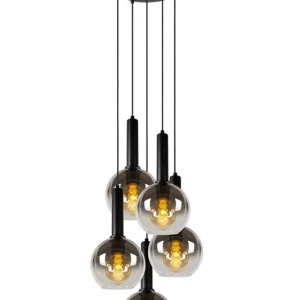 Nie przegap Lampa wisząca MARIUS 45402/15/30 oprawa w kolorze czarnym LUCIDE