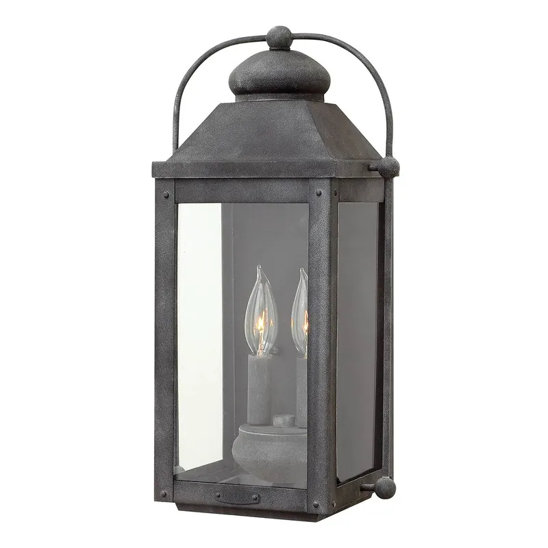 Latarnia ścienna ANCHORAGE QN-ANCHORAGE-M stary cynk Quintiesse Oferta limitowana