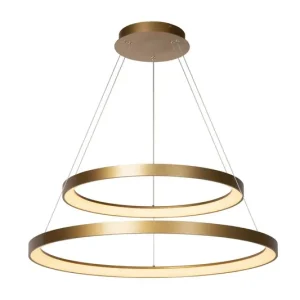 Ekspresowa dostawa Lampa wisząca VIDAL 46403/92/02 oprawa w kolorze złotym LUCIDE