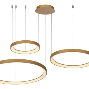 Do wyczerpania zapasów Lampa wisząca VIDAL 46403/99/02 oprawa w kolorze złotym LUCIDE