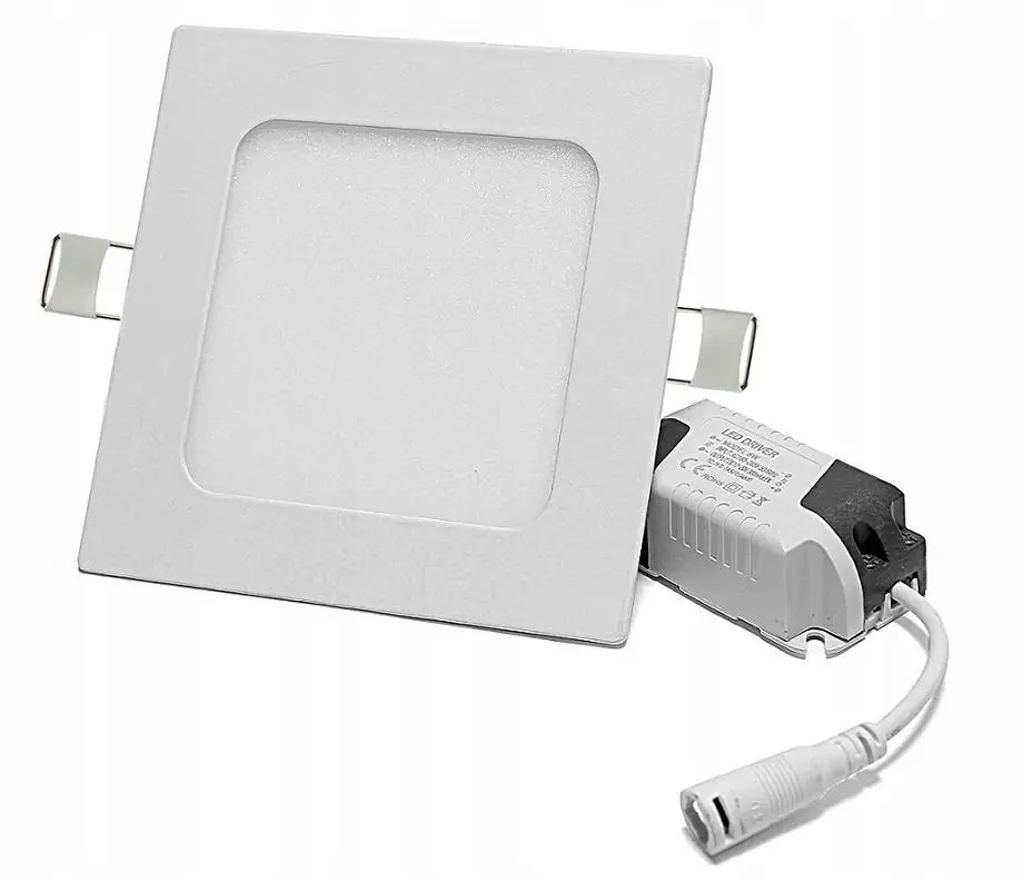 PANEL LED wpuszczczany 6W DL 6000K oprawa podtynkowa biała kwadratowa Zniżka