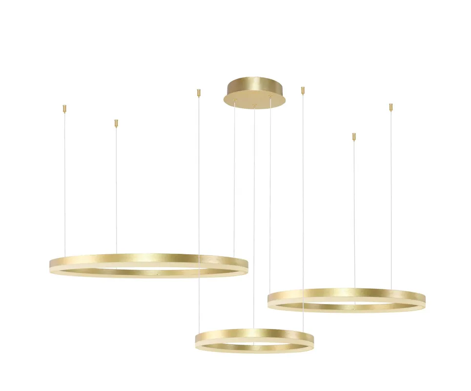 Oferta Lampa wisząca HALO 100+80+60 AZ4976 AZzardo oprawa w kolorze złotym + pilot