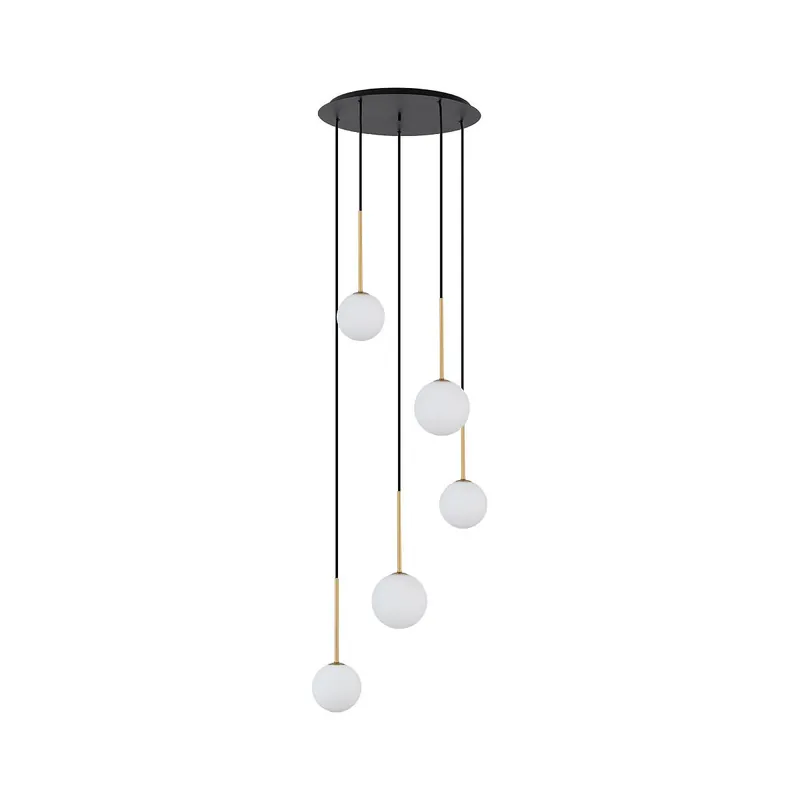 Lampa wisząca KARO V 10303 czarno-złota Nowodvorski Rabat