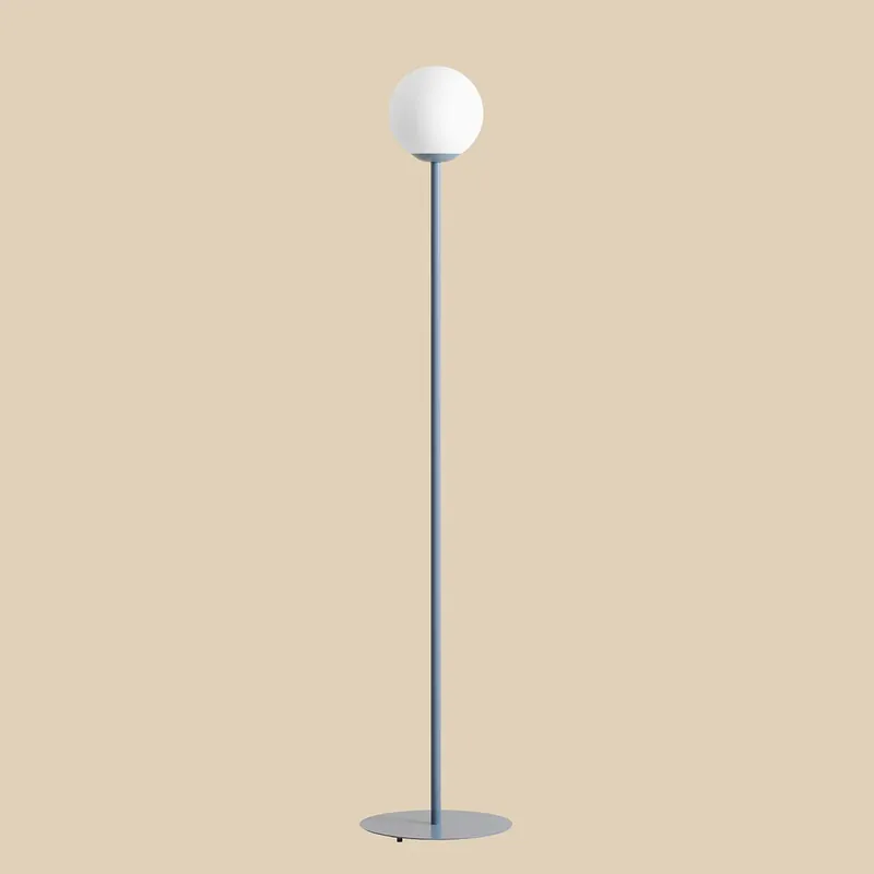 Lampa podłogowa PINNE 1080A16 Aldex nowoczesna oprawa w kolorze niebieskim Obniżka ceny