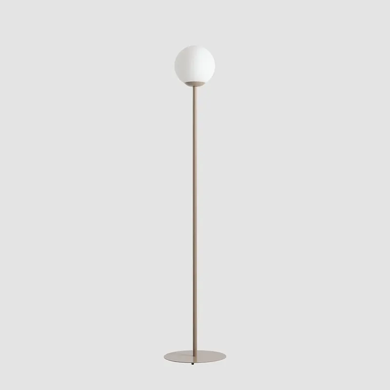 Lampa podłogowa PINNE 1080A17 Aldex nowoczesna oprawa w kolorze beżowym Tani