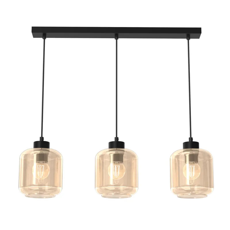 Lampa wisząca SOMBRA MLP8371 oprawa w kolorze czarnym MILAGRO Premium