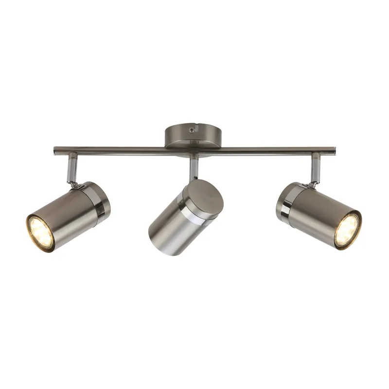 Lampa sufitowa Palmoni SPL-2024-3 oprawa w kolorze szarym z chromowanymi elementami ITALUX Kup online