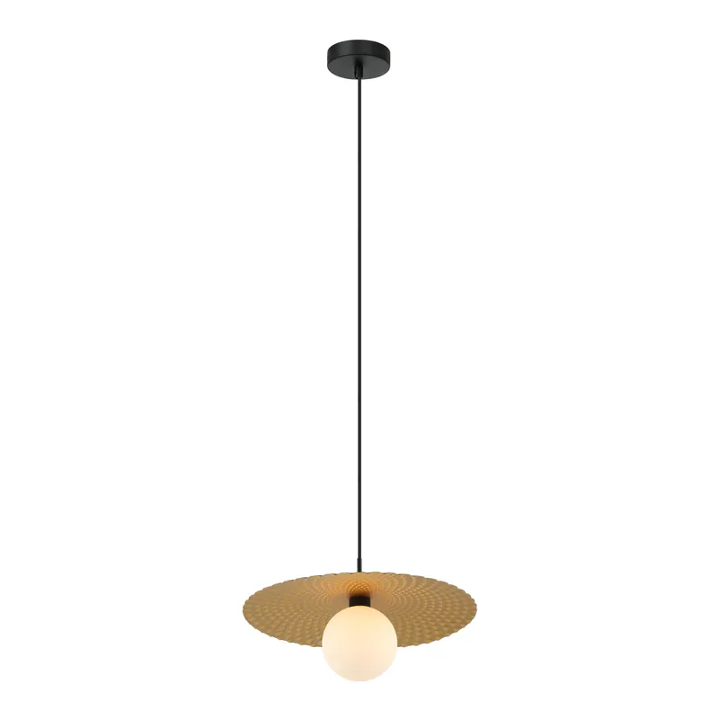 Lampa wisząca Malor PND-4602-1-XL-GD oprawa w kolorze czerni i złota ITALUX Wybór klientów