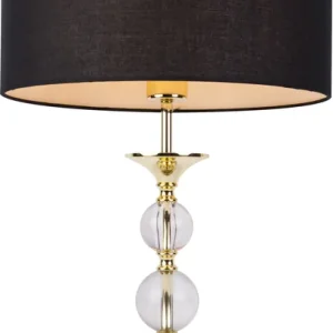 Lampa stołowa REA II RLT93163-1GB oprawa w kolorze czerni i złota ZUMA LINE Nie przegap