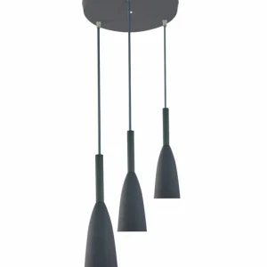 Tylko do końca tygodnia Lampa wisząca Solin 3 LP-181/3P GR oprawa w kolorze szarym LIGHT PRESTIGE