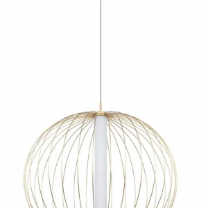 Darmowa dostawa Lampa wisząca Treviso LP-798/1P L GD oprawa w kolorze złotym LIGHT PRESTIGE