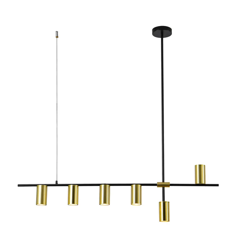 Lampa wisząca Arizona 6 LP-074/6PL BK/GD oprawa w kolorze czerni i złota LIGHT PRESTIGE Tani