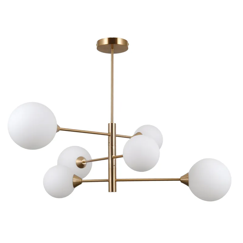 Lampa wisząca Evora PND-55342-6-HB oprawa w kolorze mosiądzu ITALUX Wybór klientów