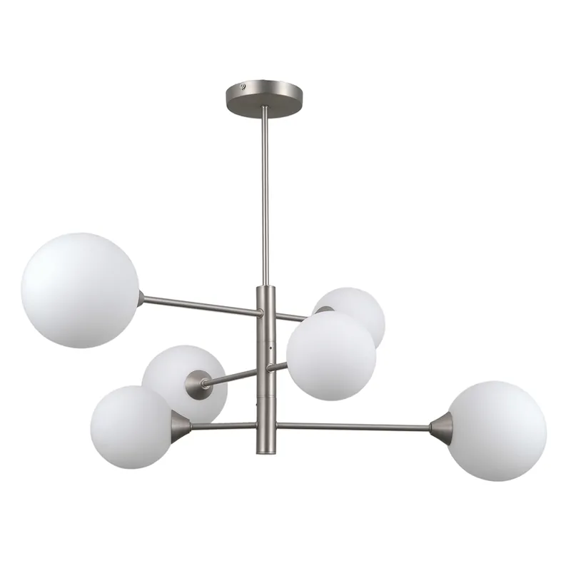 Lampa wisząca Evora PND-55342-6-SN oprawa w kolorze srebrnym ITALUX Ekspresowa dostawa