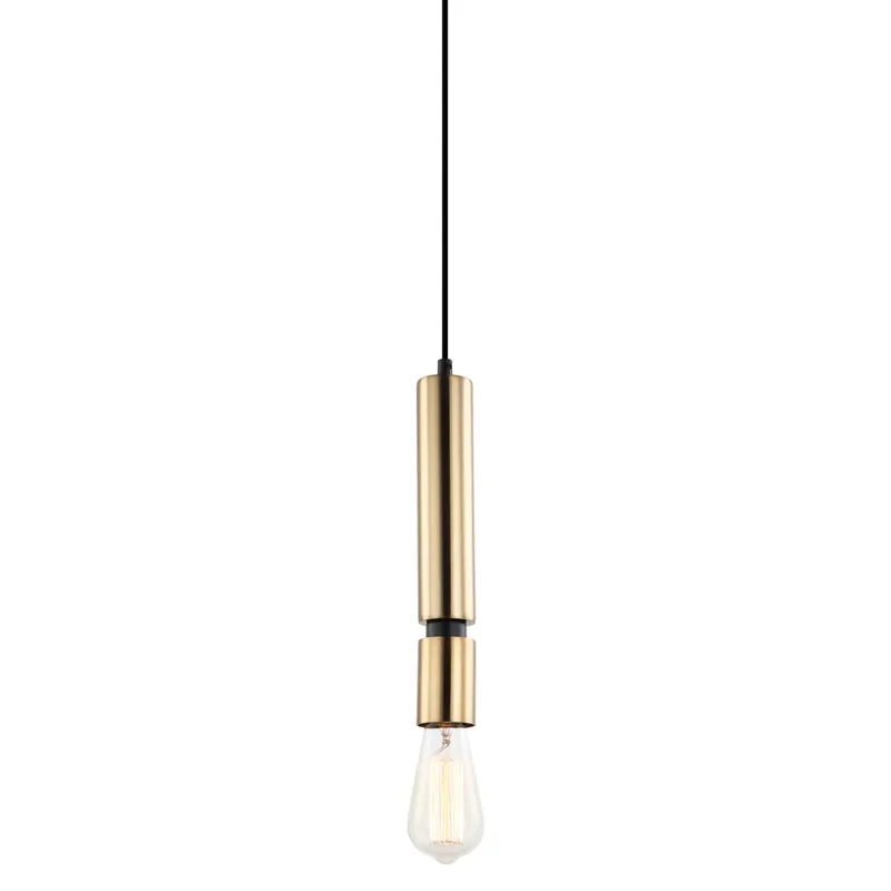 Lampa wisząca Torla PEN-5041-1-BKBR oprawa w kolorze czerni i mosiądzu ITALUX Darmowy zwrot