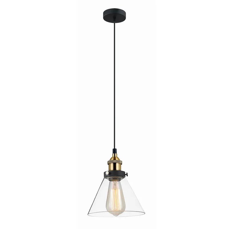 Lampa wisząca Getan MDM-2564/1 oprawa w kolorze czerni i złota ITALUX Dostępne od ręki