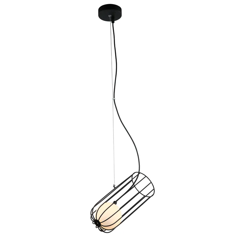 Lampa wisząca Coco MDM-3941/1 BK oprawa w kolorze czarnym ITALUX Do wyczerpania zapasów
