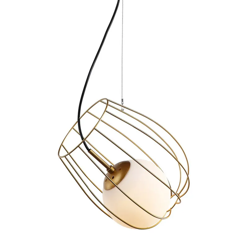 Ostatnia szansa Lampa wisząca Melisa MDM-3943/1 GD oprawa w kolorze złotym ITALUX