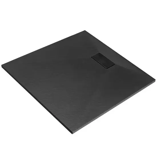 Brodzik kwadratowy Vexo 80x80 czarny Super okazja