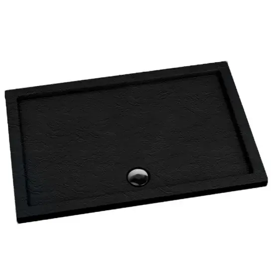 Oferta czasowa Brodzik prostokątny Black Stone 90x100x5 Espera AQM268CST