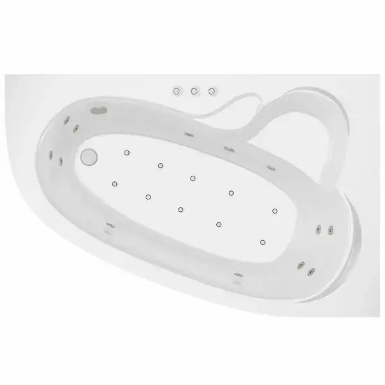 Wanna z hydromasażem Madura 160/105 P 12DW+10DP sterowanie pneumatyczne Do wyczerpania zapasów