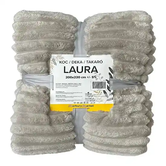 Oferta czasowa Koc Laura 200x220 cm 7 beżowy